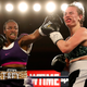 Claressa Shields rocks Szilvia Szabados during a 2017 professional bout. Photo credit: Gregory Shamus/Getty